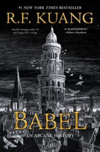 Cover image of Babel, by R. F. Kuang.